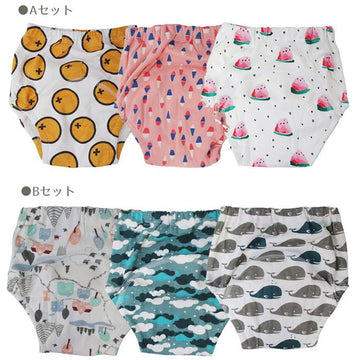 トレーニングパンツ オムツ トレーニング トイレ パンツ 子供 男の子 女の子 キッズ 赤ちゃん 布 90 100