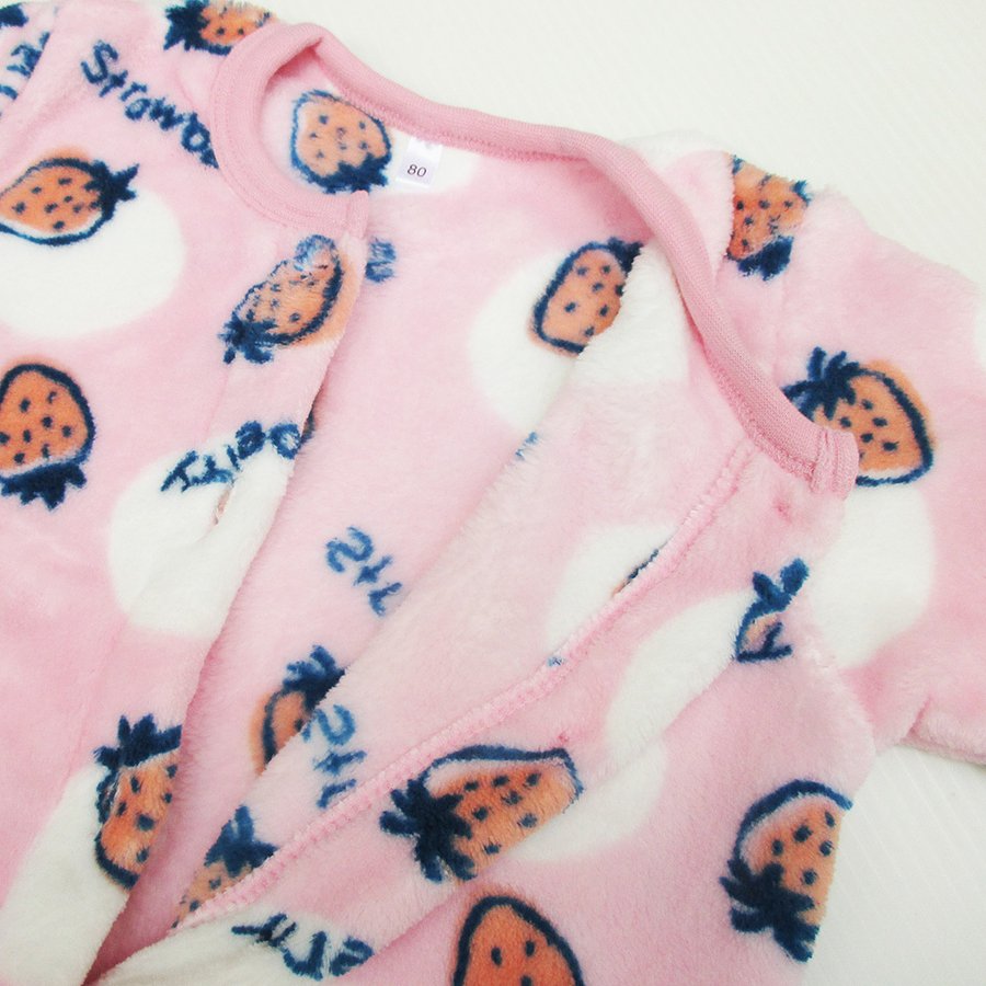 腹巻付き キッズフリースパジャマ 80 90 95size
