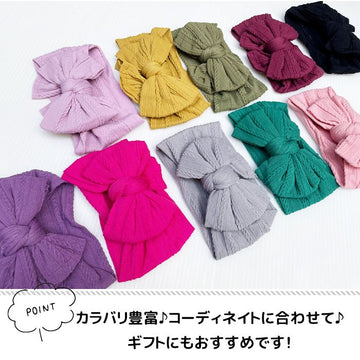 ヘアアクセ ヘアゴム ヘアバンド ベビー 赤ちゃん キッズ 子ども リボン かわいい アクセサリー 髪飾り 髪留め 韓国子供服 プチプラ