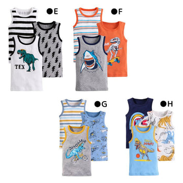 子供 肌着 キッズ アンダーウェア 3枚組 タンクトップ 下着 夏 インナー シャツ 男児 女児 コットン 綿 90 100 110 120 130