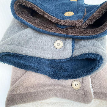 ネックウォーマー レディース ボタン 可愛い おしゃれ 厚手 もこもこ ふわふわ ボタン マフラー スヌード スポーツ スキー ボア 子供 男の子 女の子