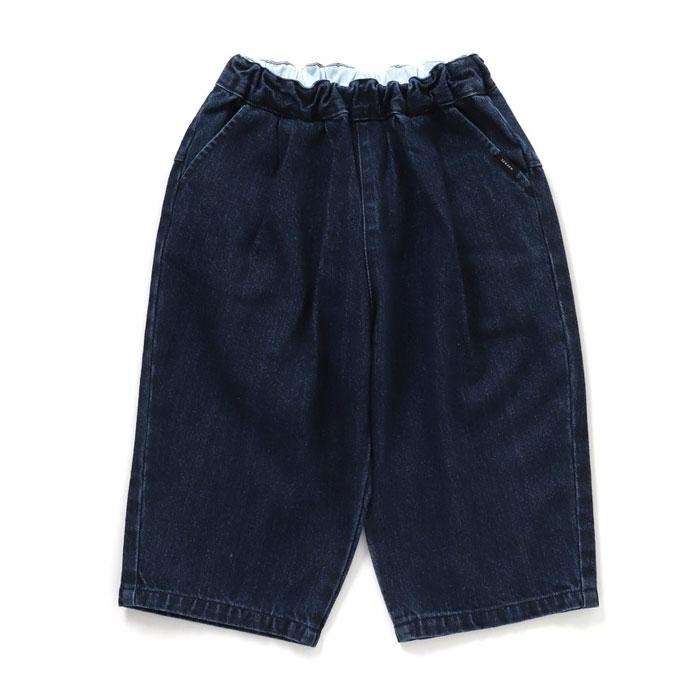 子供服 デニム ワイドパンツ キッズ ボトムス こども 女の子 男の子 秋冬 バギーパンツ かわいい シンプル セラフ おしゃれ