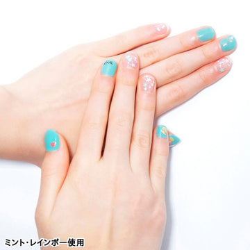 ネイルシール付きはがせる ネイル 水性 キッズ 子ども マニキュア ネイルカラー ネイルポリッシュ 格安 小学生 中学生 オールオルン allolun