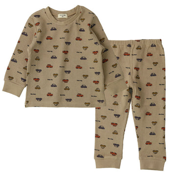 Car pattern brown